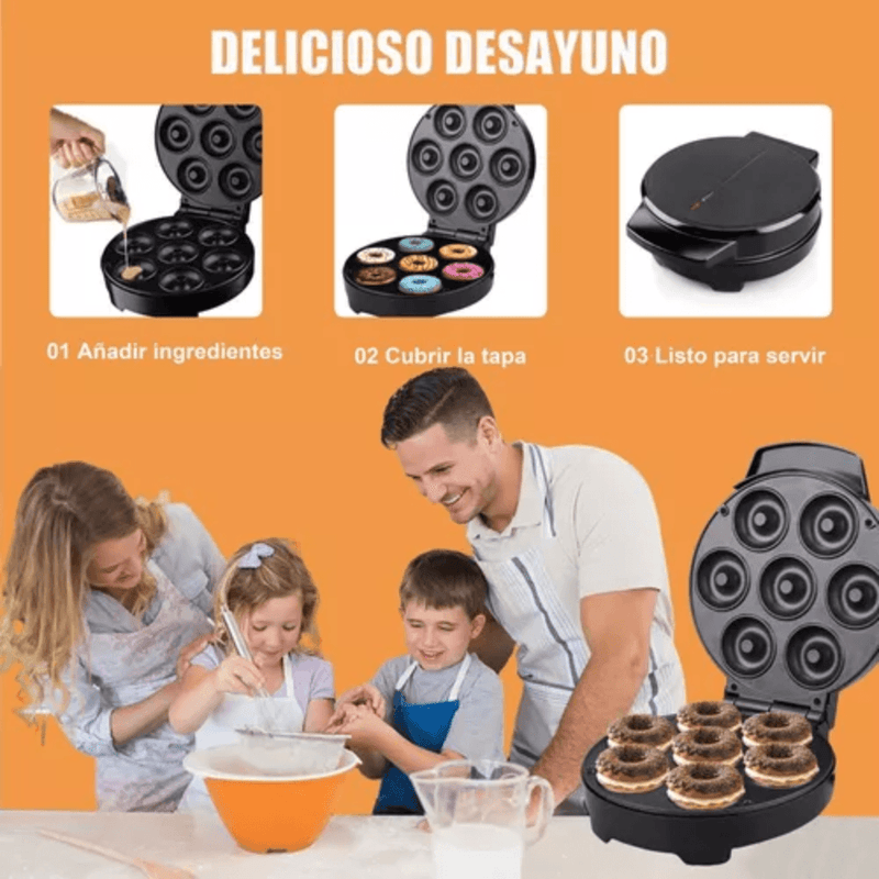 Mini Maquina Donas Rosquillas Electrica Antiadherente Donuts - Camasa