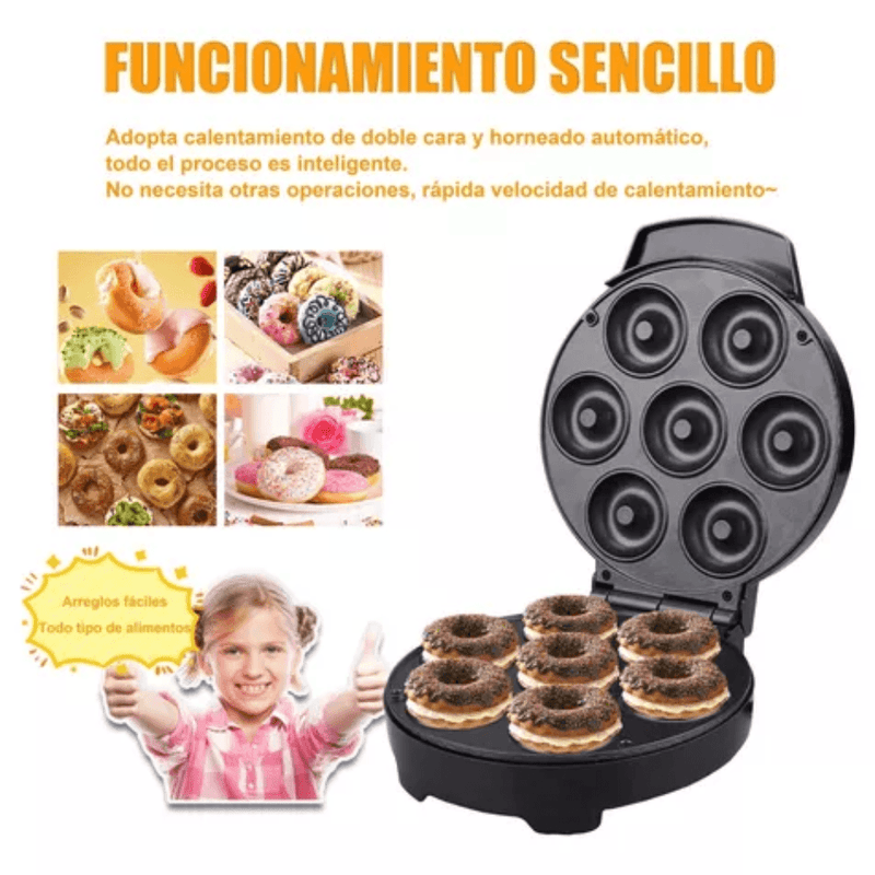 Mini Maquina Donas Rosquillas Electrica Antiadherente Donuts - Camasa